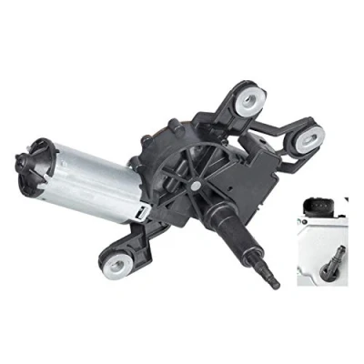 Image of 1K6955711B, 1K6955711C Wiper Motor FEBI BILSTEIN 103947 12V Rear VOLKSWAGEN: Golf 5, Passat B6 Variant