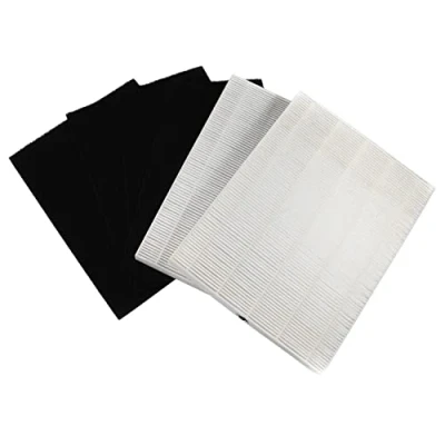 Image of HQRP Filter Kit ( 2 HEPA &amp; 8 Carbon Prefilters) Compatible with Fellowes AeraMax 200 Air Purifier Models 190, 200, DB55, DX55, part 9287101 Replacement
