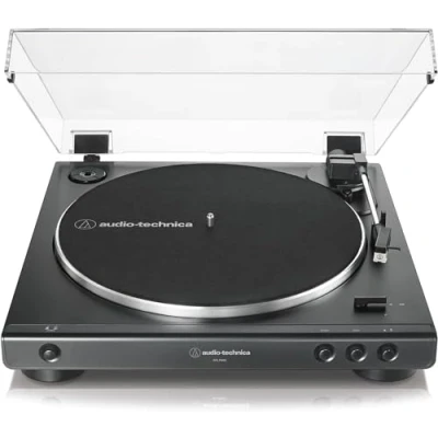 Image of Audio Technica LP60X Fully Automatic Belt drive Stereo Turntable Black