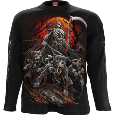Image of Spiral Harbingers Longsleeve T Shirt Black L
