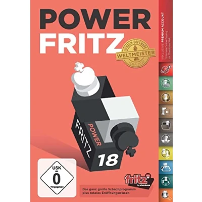 Image of Power Fritz 18 Das ganz große Schachprogramm mit kompletter Eröffnungstheorie: Schach Software Weltmeister 2022 PC Eröffnungstheorie