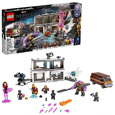 Image of LEGO Marvel Avengers: Endgame Final Battle 76192 Collectible Building Kit; Scene at The Avengers’ Compound; New 2021 (527 Pieces)