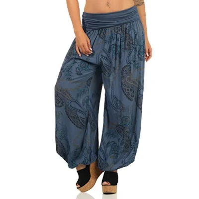 Image of Malito Women Aladdin Pant Bloomer Harem 7185 (Coral red)