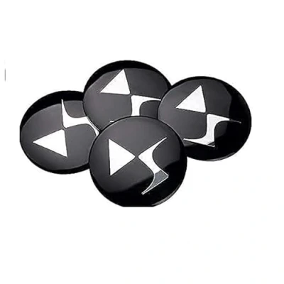 Image of 4Pack of Wheel Cap Stickers for Citroen DS 2 3 4 5 6 7,Wheel Stickers, Hub Cover, Tire Rim Cover Sticker, Badge Sticker Accessories