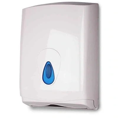 Image of CPD 1101001 White Plastic Hand Towel Dispenser DD :: (Office &amp; Stationery &gt; Janitorial) }