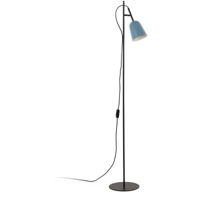 Image of Studio Task Floor Lamp Matt Black, Blue