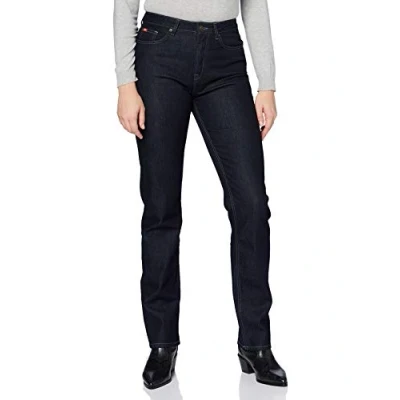 Image of Lee Cooper Women&#039;s Holly Straight Fit Jeans, Rinse, Standard