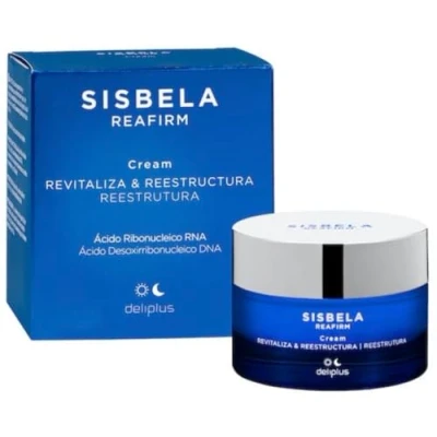 Image of Face Cream Revitalizes and Restructures Sisbela Reafirm 50 ml. with Ribonucleic acid RNA all skin types. Deliplus