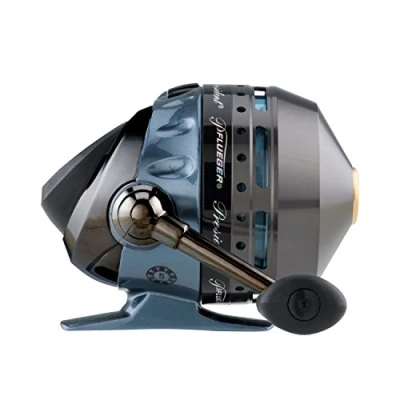 Image of Pflueger President Spincast Reel, Size 10 Fishing Right/Left Handle Position, Aluminum Spool, Dial Drag System., Blue