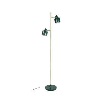 Image of DybergLarsen Ocean Floor Lamp Dark Green/Brass