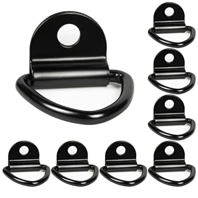 Image of DBREAKS 8 PCS Tie Down Rings Heavy Duty Anchor D Ring for Boats Vans Trucks Warehouses