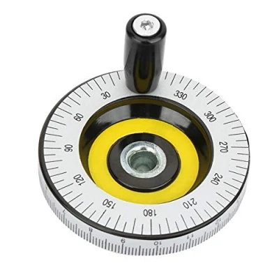 Image of Milling Handle, 80mm Solid Bakelite Hand Wheel Scale Handwheel Machinery Accessaries Widely Used in Machine, Lathes, Grinders