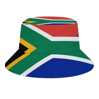 Image of JopaJre South African Flag Bucket Hat for Women Men Sun Cap Fisherman Packable Beach Caps Travel Outdoor