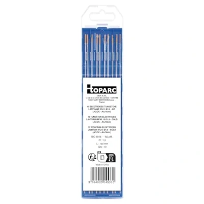 Image of GYS 045330 Lanthane Tungsten Electrodes Ø1.6 (10 Pack), 1.6 mm