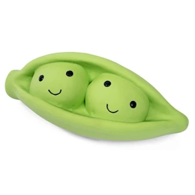 Image of Petface Latex Pea Pod Soft Chew Dog Toy, Large