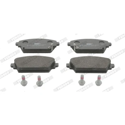 Image of 410604U125, 410604U126, 410604U127, 41060AV125 Brake pad set FERODO PREMIER ECO FRICTION FDB1439 with acoustic wear warning accessories