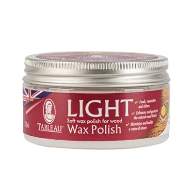 Image of Tableau Clear Wax Polish, Furniture Polish with Canauba and Beeswax For all Types of Wood. 100ml
