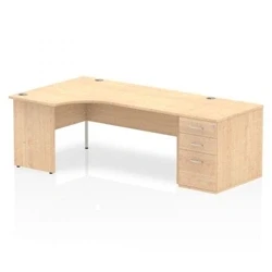 Image of Impulse 1800 Left Hand Panel End Workstation 800 Pedestal Ma