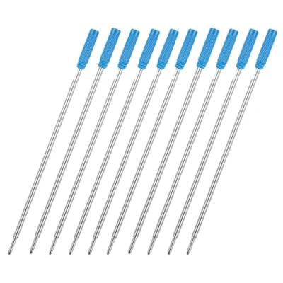 Image of MengRan 4.5&#039;&#039; Ballpoint Ink Pen Refills for Twist Pens,1mm Medium Tip, (10 Pcs Blue Ink)