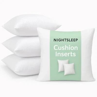 Image of NIGHTSLEEP Pack of 4 Extra Deep Filed 18x18 Inches Cushion Pads Inserts Fillers Scatters