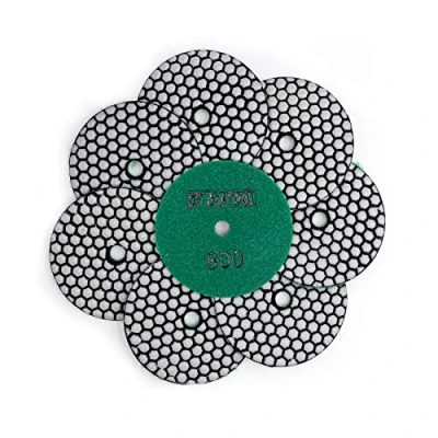 Image of DT DIATOOL Dry Diamond Polishing Pads 4 Inch/100mm 8PC #800 for Granite Marble Ceramic