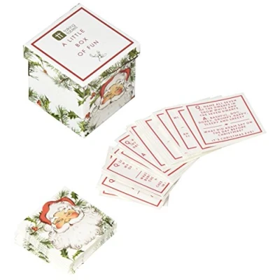 Image of Talking Tables Botanical Santa Trivia/Joke Party Game (60 cards)