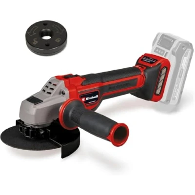 Image of Einhell Professional cordless angle grinder TP AG 18/125 CE Q Li Power X Change (18 V, 900 W, Ø 125 mm, 33 mm cutting depth, brushless, continuous speed electronics, without disc or battery)