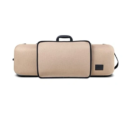 Image of Organic Violin Case A 4/4 with Music Pocket, Side Handle, Adjustable Neck Rest Colour: Beige