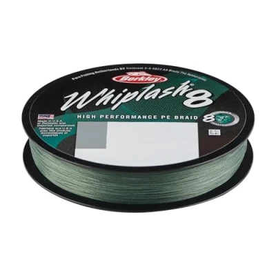 Image of Berkley Whiplash8 Filler Fishing Line (Green, 0.06mm 10.7kg 330yr)