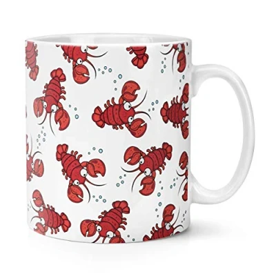 Image of Lobster Pattern 10oz Mug Cup