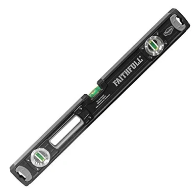 Image of Faithfull FAISLHD600 Prestige Professional Aluminium Spirit Level 600 mm (2 ft)