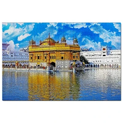 Image of India Jigsaw Puzzle 2000 Piece Golden Temple Amritsar Game Artwork Travel Souvenir 70x100CM