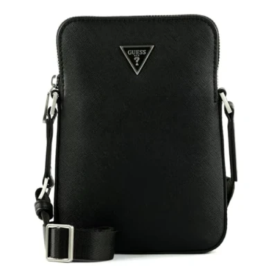 Image of Guess Crtsa SFNO SMRT FLT SQRD XBD Phone case, Size: One Size, Black