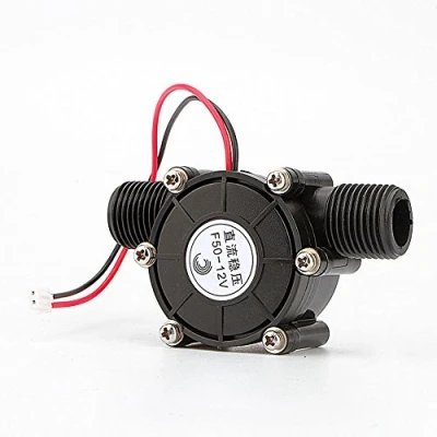 Image of Micro Hydro Water Turbine Generator, 12V DC Stable Flow Pump 10W Small Pipeline Hydroelectric Power Generator Charging Tool
