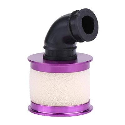 Image of RC Car Air Filter, Sponge Open Aluminium Alloy 1/10 Filter for HSP 94122/188 Buggy Truck(Purple)