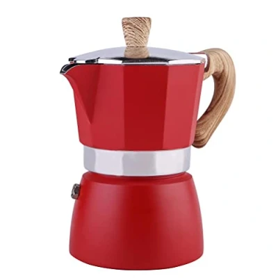 Image of Mnsun 150 ml coffee machine, espresso maker, suitable for induction cookers, aluminium mocha pot, jug filter machine