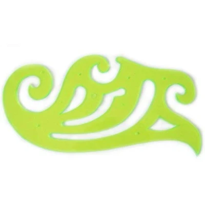 Image of HAND KJ 013 Large French Curve, Template for Drafting, Grading &amp; Sewing Patterns 285mmL x 145mmH