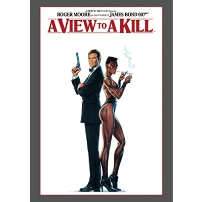 Image of Pyramid International James Bond (A View to A Kill) Canvas Print 85 x 120cm, Wood, Multi Colour, 120 1.3 cm