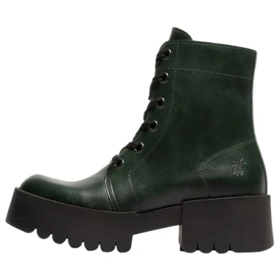 Image of ELVU140FLY Rug Leather Women&#039;s Ankle Boots