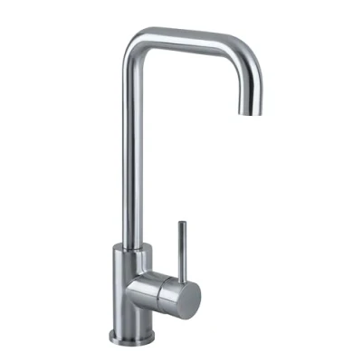 Image of Bristan LMN EFSNK BN Lemon Easyfit Kitchen Sink Mixer Tap with Swivel Spout, Brushed Nickel