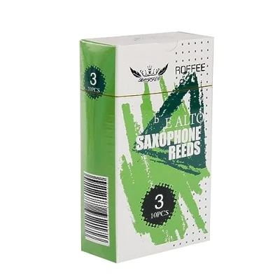 Image of ROFFEE Alto sax saxophone reeds strength 3.0, 10 pcs/box, individual packing