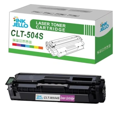 Image of InkJello Toner Cartridge For Printer, Compatibile with Samsung CLP 415N 415NW CLX 4195FN 4195FW Xpress SL C1810W C1860FW CLT M504S (Magenta)