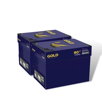 Image of indigo® Professional Office Business Premium A4 White Paper High Whiteness 80gsm 1 Box 5 Reams (2500 Sheets) 13kg a Gold Standard (Pack of 2)