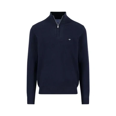 Image of FYNCH HATTON SFPK215 Half Zip Sweater 3XL Navy
