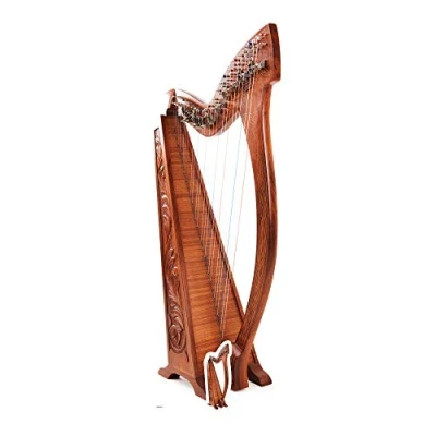 Image of STAR CUTOUTS Life Size Cut Out with Mini Version of Harp, Cardboard, Multi Colour, 163 x 55 cm