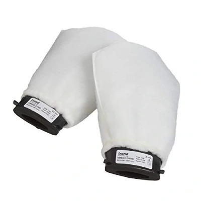Image of Trend Replacement Air Filters (Pack of 2) for the Airshield Pro (AIR/PRO) Face Shield, Twin Dust Mask Filtration Filters, AIR/P/1