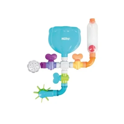 Image of Nuby Wacky Water Works Pipes Bath Toy for 3 Year Olds