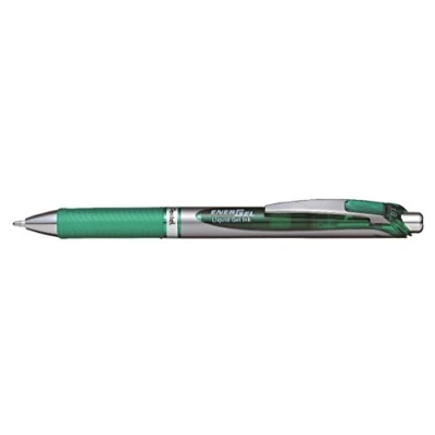 Image of Pentel BL80 DX EnerGel Retractable Gel Ink Rollerball Pen,Green,1 mm