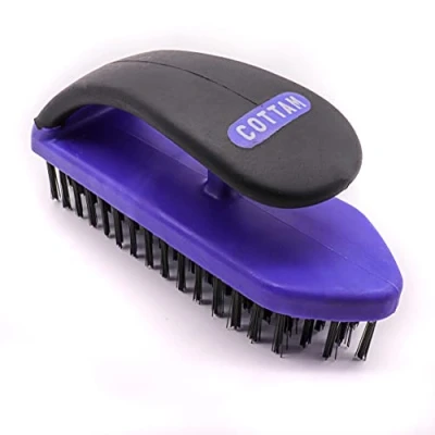 Image of COTTAM Steel Wire Hand Block Heavy Duty Scrubber Brush Scrubbing For Rust Removal &amp; Paint Cleaning
