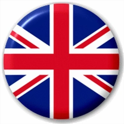 Image of (D Pin) 25mm Lapel Pin Button Badge: Union Jack Flag